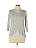 Moa Moa Tan 3/4 Sleeve Top Size L - photo 1