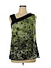 DressBarn Green Sleeveless Top Size 1X - photo 1