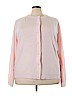 Karen Scott 100% Acrylic Pink Cardigan Size 3X - photo 1