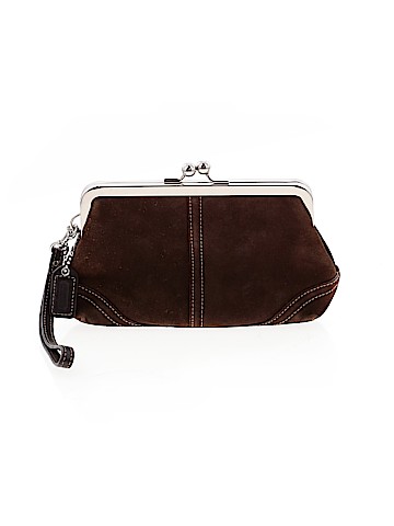 Coach Factory Leather Wristlet (view 1)