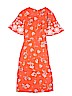 Love, Fire 100% Rayon Orange Romper Size M - photo 2