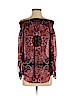 Rachel Zoe 100% Silk Burgundy Long Sleeve Silk Top Size 2 - photo 1