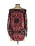 Rachel Zoe 100% Silk Burgundy Long Sleeve Silk Top Size 2 - photo 2