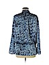 MICHAEL Michael Kors 100% Polyester Blue Long Sleeve Blouse Size M - photo 2