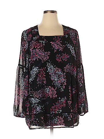 Lane Bryant Long Sleeve Blouse (view 1)