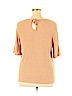 LC Lauren Conrad Orange Short Sleeve Top Size XL - photo 2