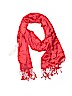 C. Wonder 100% Rayon Solid Red Scarf One size - photo 1