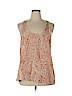 Banana Republic 100% Silk Orange Sleeveless Silk Top Size XL - photo 1