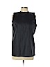 3x1 Black Sleeveless Blouse Size L - photo 1
