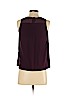 American Eagle Outfitters 100% Polyester Burgundy Sleeveless Blouse Size XS - photo 2