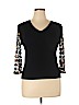 Joseph A. Black Long Sleeve Top Size XL - photo 1