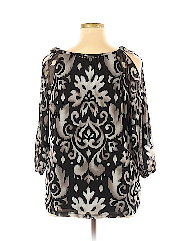 INC International Concepts 3/4 Sleeve Blouse (view 2)