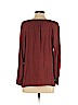 Point Sur 100% Viscose Brown Long Sleeve Blouse Size XS - photo 2
