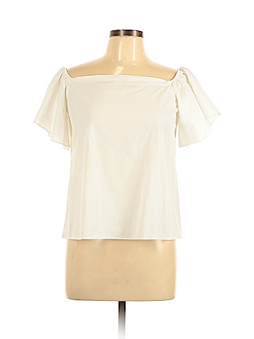 Aqua Short Sleeve Blouse (view 1)