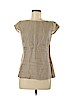Ann Taylor Tan Short Sleeve Top Size 6 - photo 1