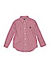 Chaps Plaid Red Long Sleeve Button-Down Shirt Size 6 - photo 1