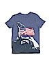 Cat & Jack 100% Cotton Blue Short Sleeve T-Shirt Size 8 - photo 1