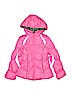 London Fog 100% Polyester Solid Pink Coat Size 7 - photo 1