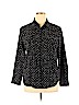 Apt. 9 100% Polyester Black Long Sleeve Blouse Size XL - photo 1