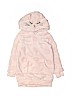 H&M 100% Polyester Pink Pullover Hoodie Size 2 - 4 - photo 1