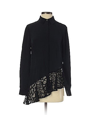 Jay x Jay Godfrey Long Sleeve Silk Top (view 1)