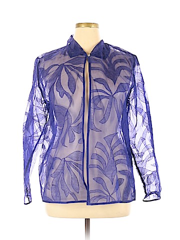 Chico's 3/4 Sleeve Silk Top (view 1)