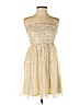 Forever 21 100% Polyester Ivory Cocktail Dress Size S - photo 1