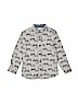 Gymboree 100% Cotton Print Gray Long Sleeve Button-Down Shirt Size 5 - 6 - photo 1