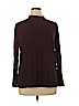 Jones New York Burgundy Long Sleeve Top Size XL - photo 1