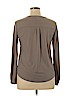 Mine Brown Long Sleeve Top Size XL - photo 2