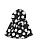 Carter's 100% Polyester Polka Dots Black Cardigan 9-12 MO / 12 MO - photo 1