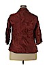 R.Q.T 100% Polyester Red 3/4 Sleeve Blouse Size 1X - photo 2