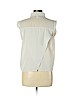 Simply Styled Ivory Short Sleeve Button-Down Shirt Size L (petite) - photo 2