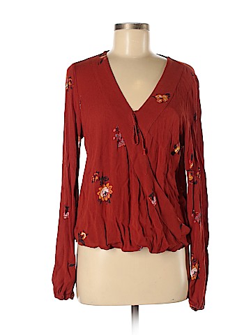 Mossimo Supply Co. Long Sleeve Blouse (view 1)