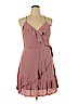Mossimo Supply Co. 100% Rayon Pink Casual Dress Size XL - photo 1