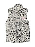 Dolled Up 100% Cotton Animal Print Gray Denim Vest Size M (kids) - photo 1