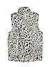 Dolled Up 100% Cotton Animal Print Gray Denim Vest Size M (kids) - photo 2