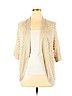 Liz Claiborne 100% Acrylic Tan Cardigan Size 1X - photo 1