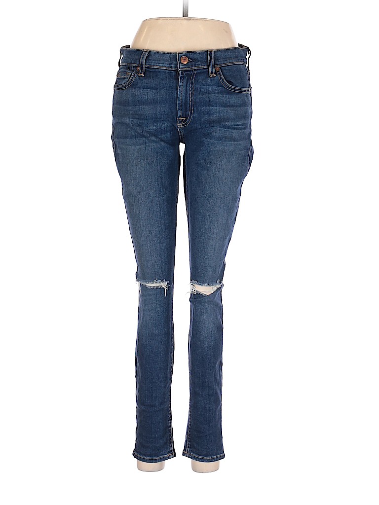 7 For All Mankind Blue Jeans Size 29 waist - photo 1