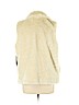 Forever 21 100% Polyester Ivory Faux Fur Vest Size L - photo 2