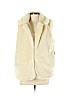 Forever 21 100% Polyester Ivory Faux Fur Vest Size L - photo 1