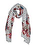 Tommy Bahama 100% Cotton Floral Stripes Ivory Scarf One size - photo 1