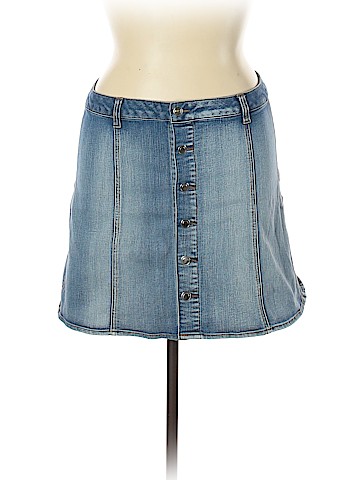 Faded Glory Denim Skirt (view 1)