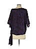 MICHAEL Michael Kors 100% Polyester Purple Short Sleeve Blouse Size S - photo 2
