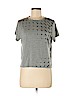 Nike 100% Polyester Gray Active T-Shirt Size M - photo 1