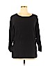 Carolyn Taylor Black 3/4 Sleeve Top Size XL - photo 1