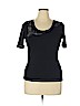 Ellen Tracy Black Short Sleeve Top Size XL - photo 1