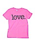 American Apparel 100% Cotton Graphic Pink Short Sleeve T-Shirt Size L (youth) - photo 1