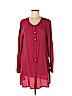 Eileen Fisher 100% Silk Red Long Sleeve Silk Top Size M - photo 1