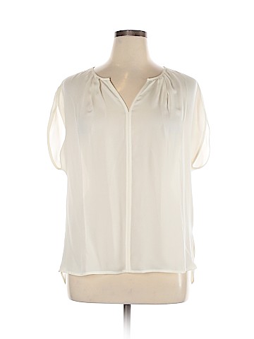 J.Crew Short Sleeve Silk Top (view 1)